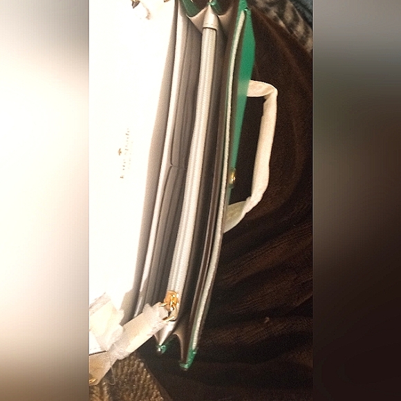 New KATE SPADE Leather Gemma Scalloped Wallet on a Chain Crossbody NWT - Picture 6 of 6